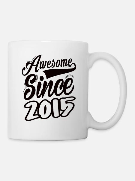 Awesome Since 2015 - Tasse - Weiß