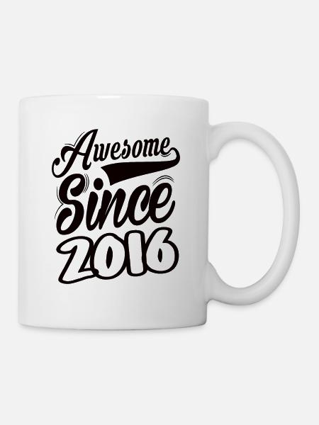 Awesome Since 2016 - Tasse - Weiß