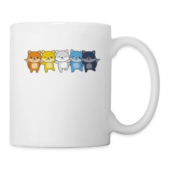 Aroace Flag Pride LGBTQ Cute Fox - Mug - white - Right