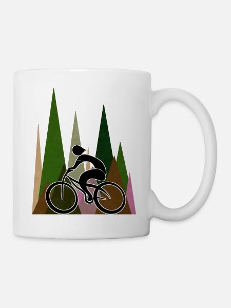 Radfahrer - Tasse - Weiß