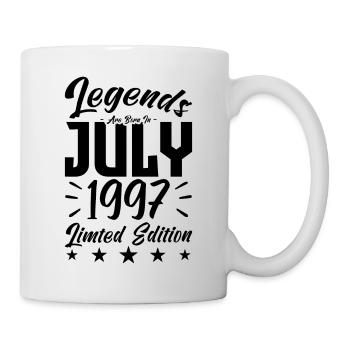 Naissance En Juillet 1997. Cadeau d'anniversaire. - Mug blanc - blanc - Droite