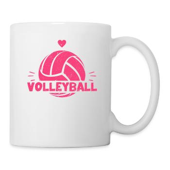 Live Love Volleyball Player Coach Fan Sports - Mug - white - Right