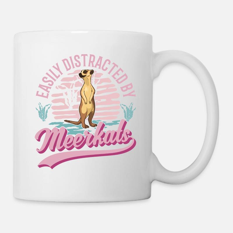 Suricate Cadeau Suricate - Mug blanc - blanc