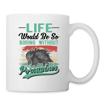 Porcupine Gift Porcupine - Mug - white - Right