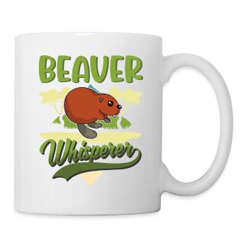 Beaver Whispering Beaver Dam - Mug - white - Right