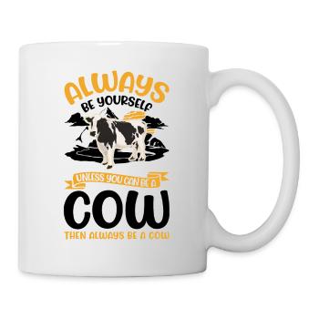 Cow Gift Farmer Cattle Breeder Cows - Mug - white - Right