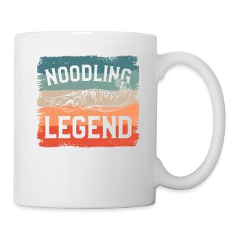 Noodling Legend Catfish Catfishing Fishing - Mug blanc - blanc - Droite