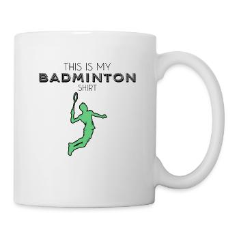 Chemise de badminton - Mug blanc - blanc - Droite