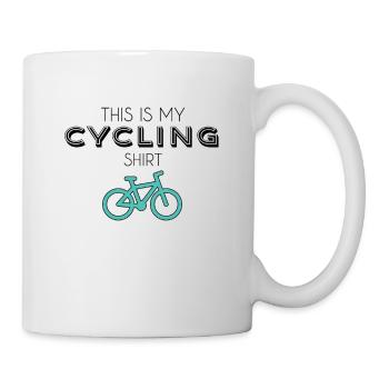 Chemise de cyclisme - Mug blanc - blanc - Droite