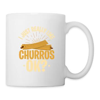 I Just Really Like Churros, ok? Food Dessert Latin - Mug - white - Right