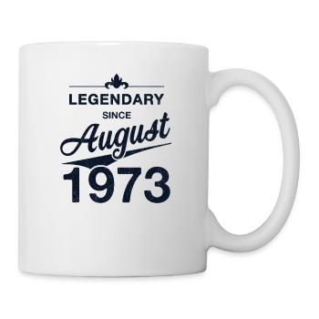 50e anniversaire Légendaire Août 1973 Volume 73 - Mug blanc - blanc - Droite