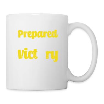 Being prepared is half the victory volleyball - Mug - white - Right