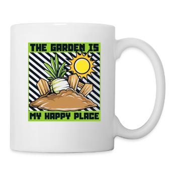 The Garden Is My Happy Place Horticulture Gardener - Mug - white - Right