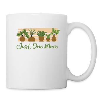 Just One More Horticulture Allotment Garden Gardener - Mug - white - Right