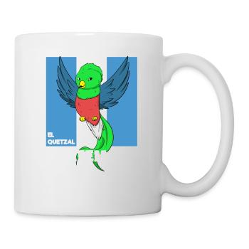 Guatemala Guatemalan Flagge DNA I Geschenk - Tasse - Weiß - Rechts
