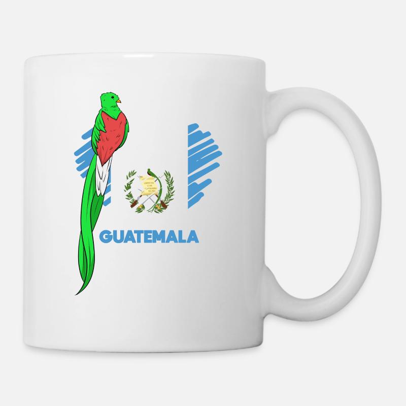 Guatemala drapeau guatémaltèque ADN I cadeau - Mug blanc - blanc