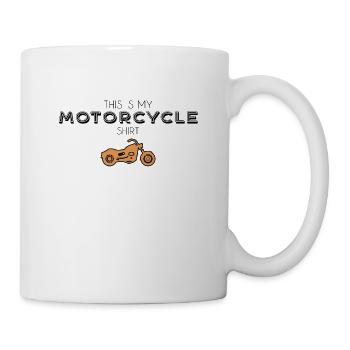 Chemise moto - Mug blanc - blanc - Droite