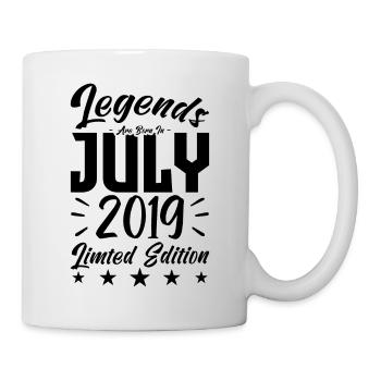 Naissance En Juillet 2019. Cadeau d'anniversaire. - Mug blanc - blanc - Droite