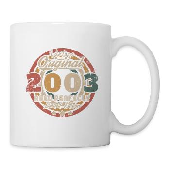 Vintage Retro 2003 Cadeau D'anniversaire - Mug blanc - blanc - Droite