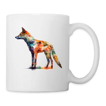 Fox Animal Lover Gift Motif animal sauvage - Mug blanc - blanc - Droite