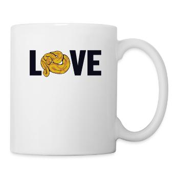Love Scale Creepers Python Snake Banana - Mug - white - Right