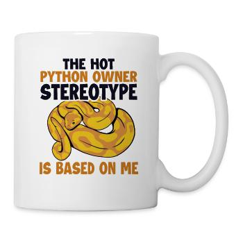 Stéréotype du propriétaire de Hot Python basé sur Me Banana - Mug blanc - blanc - Droite