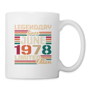 Légendaire Juin 1978 Edition Limitée Juin 1978 - Mug blanc - blanc - Droite