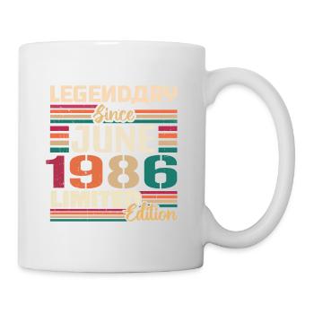 Légendaire Juin 1986 Edition Limitée Juin 1986 - Mug blanc - blanc - Droite