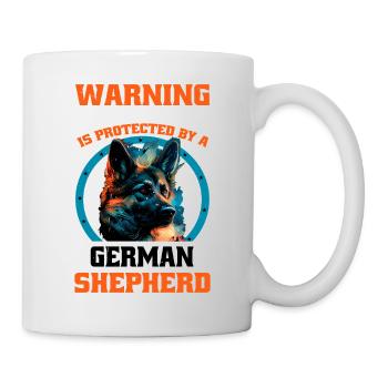 This Human Is Protected By A German Shepherd 13 - Mug - white - Right