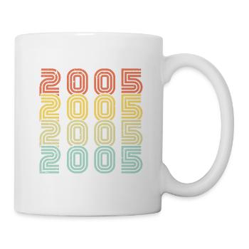 2005 Vintage Retro Cadeau D'anniversaire 2005 - Mug blanc - blanc - Droite