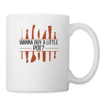 Poterie Argile Cours de poterie Poterie Poterie - Mug blanc - blanc - Droite
