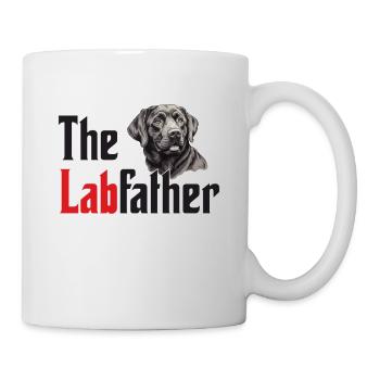 Le Labfather, design Labrador amusant - Mug blanc - blanc - Droite
