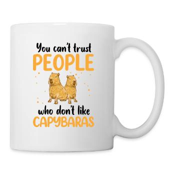 Capybara ne fait pas confiance à l’Amérique du Sud Capybara - Mug blanc - blanc - Droite
