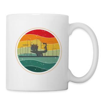 Vintage-Stadt Kiew - Tasse - Weiß - Rechts