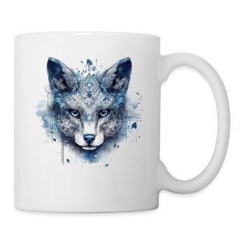 Fuchs Tierliebhaber Geschenk Wildtier Tier Motiv - Tasse - Weiß - Rechts