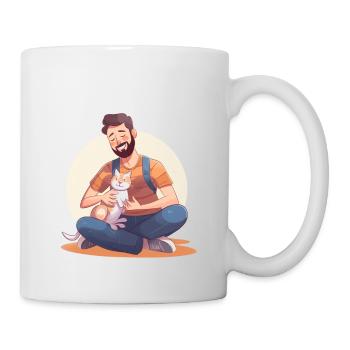 Best Cat Dad - Purrfect for Fathers Day - Mug - white - Right
