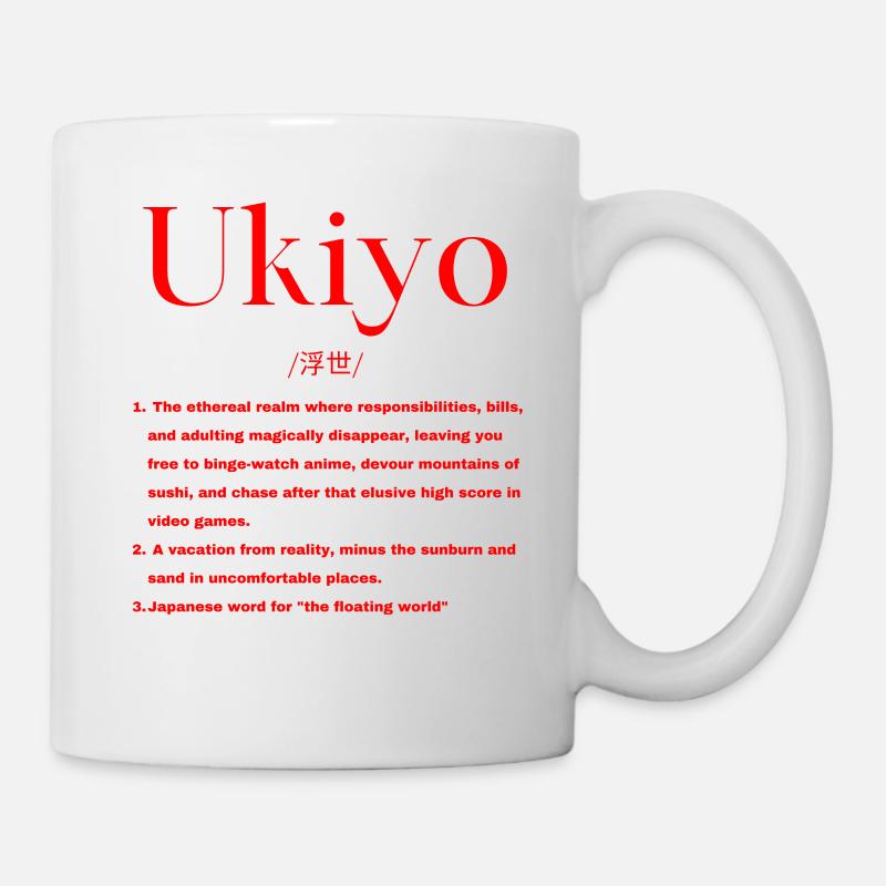 Japanisch Definition - Tasse - Weiß