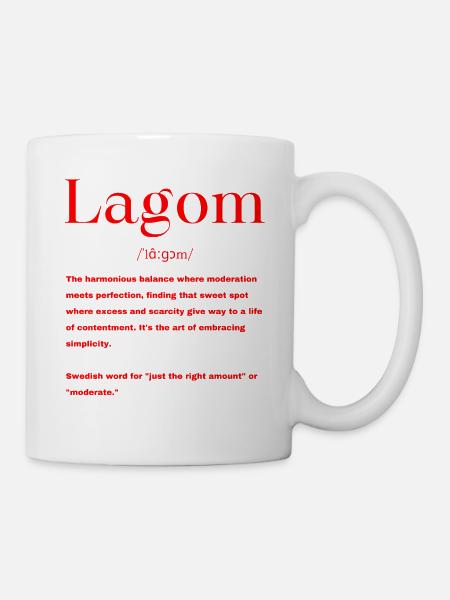 Schwedisch - Tasse - Weiß