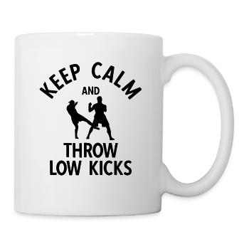 Thaiboxen Muay Thai - Tasse - Weiß - Rechts