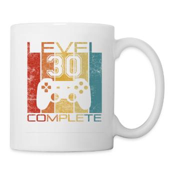 30 Birthday Gamer Niveau 30 Vintage complet - Mug blanc - blanc - Droite