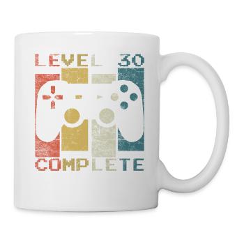 30 Birthday Gamer Niveau 30 Vintage complet - Mug blanc - blanc - Droite