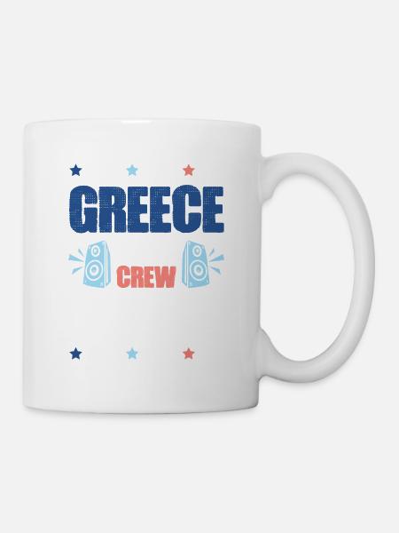 Greece Party Crew - Tasse - Weiß