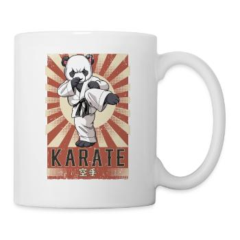 Karate - Tasse - Weiß - Rechts
