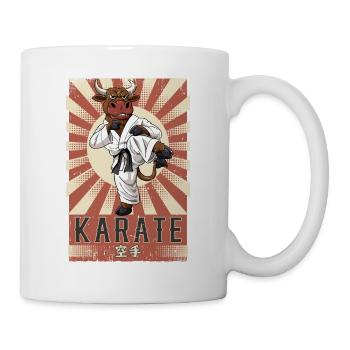 Karate - Tasse - Weiß - Rechts