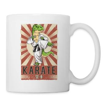 Karate - Tasse - Weiß - Rechts