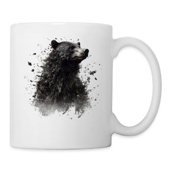 Bear Art Forest Animals Gift Woman Gift Idea - Mug - white - Right