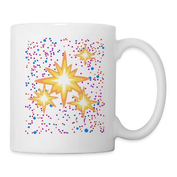 Étoiles et points - Univers - Mug blanc - blanc - Droite