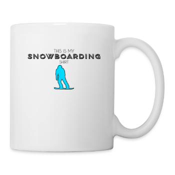 Chemise de snowboard - Mug blanc - blanc - Droite