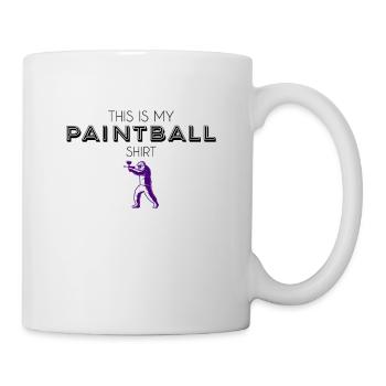 Chemise de paintball - Mug blanc - blanc - Droite