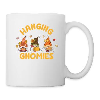 Accrocher avec mes gnomies drôle de nain de jardin merci - Mug blanc - blanc - Droite